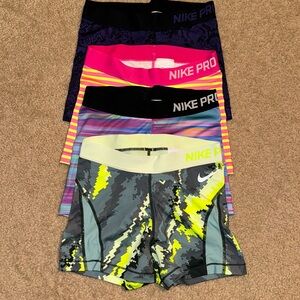 Nike Pro womens shorts